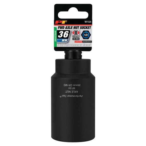 Performance Tool 36 Millimeter Axle Nut Socket (MPN: W154)