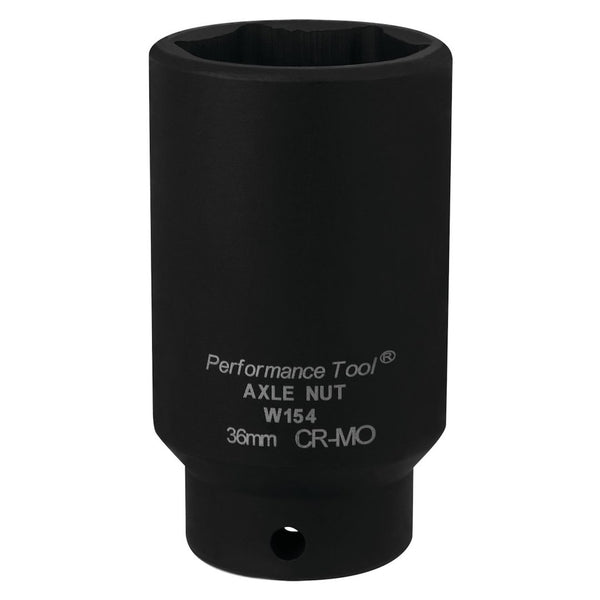 Performance Tool 36 Millimeter Axle Nut Socket (MPN: W154)