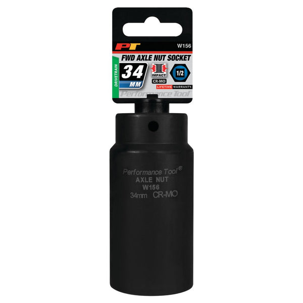 Performance Tool 34 Millimeter Axle Nut Socket (MPN: W156)