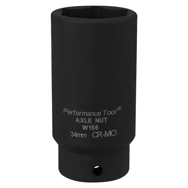 Performance Tool 34 Millimeter Axle Nut Socket (MPN: W156)