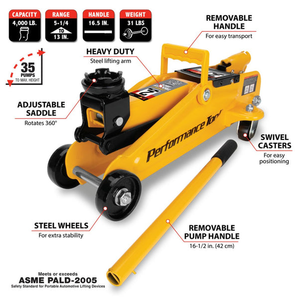 Performance Tool Floor Jack (MPN: W1605)