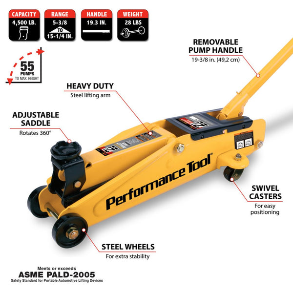 Performance Tool Floor Jack (MPN: W1611)