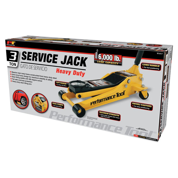 Performance Tool Hydraulic Floor Jack (MPN: W1617)