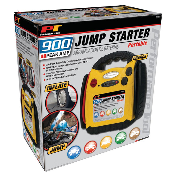 Performance Tool Battery Portable Jump Starter (MPN: W1665)