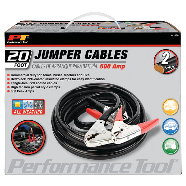 Performance Tool Battery Jumper Cable (MPN: W1669)