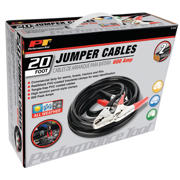 Performance Tool Battery Jumper Cable (MPN: W1669)