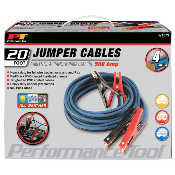 Performance Tool Battery Jumper Cable (MPN: W1673)