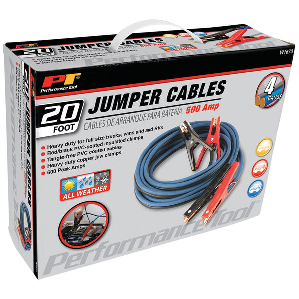 Performance Tool Battery Jumper Cable (MPN: W1673)