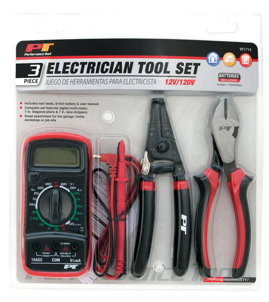 Performance Tool Electrical Work Tool Set (MPN: W1714)