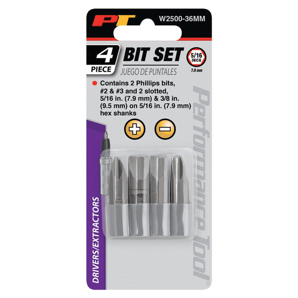 Performance Tool Screw Bit Set (MPN: W2500-36MM)