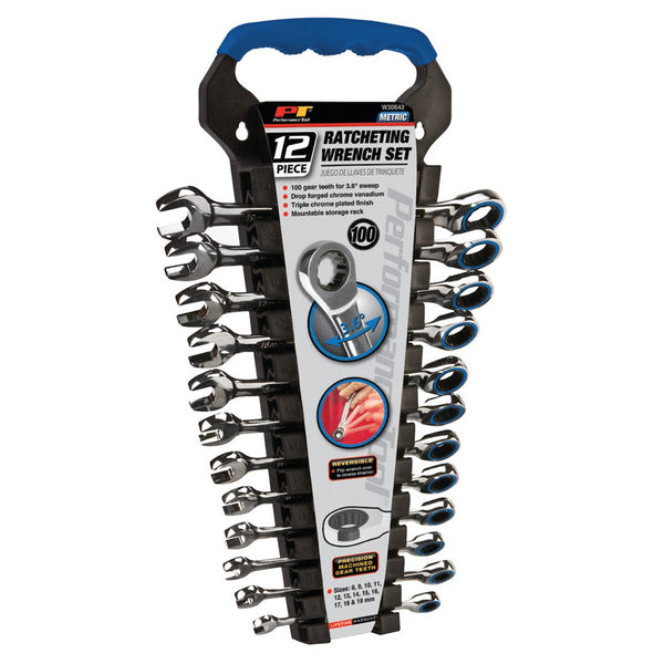 Performance Tool Ratcheting Combination Wrench Set (MPN: W30642)