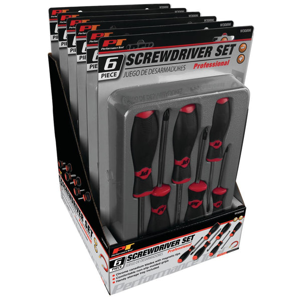 Performance Tool Professional Screwdriver Set (MPN: W30896)