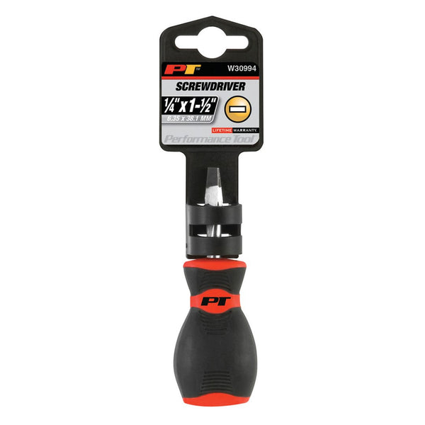 Performance Tool Stubby Screwdriver (MPN: W30994)