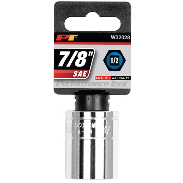 Performance Tool 7/8 Inch Standard Socket (MPN: W32028)