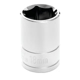 Performance Tool 1/2 Inch Drive 18 Millimeter Socket (MPN: W32218)