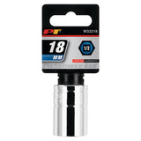 Performance Tool 1/2 Inch Drive 18 Millimeter Socket (MPN: W32218)