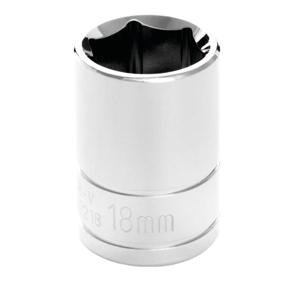 Performance Tool 1/2 Inch Drive 18 Millimeter Socket (MPN: W32218)