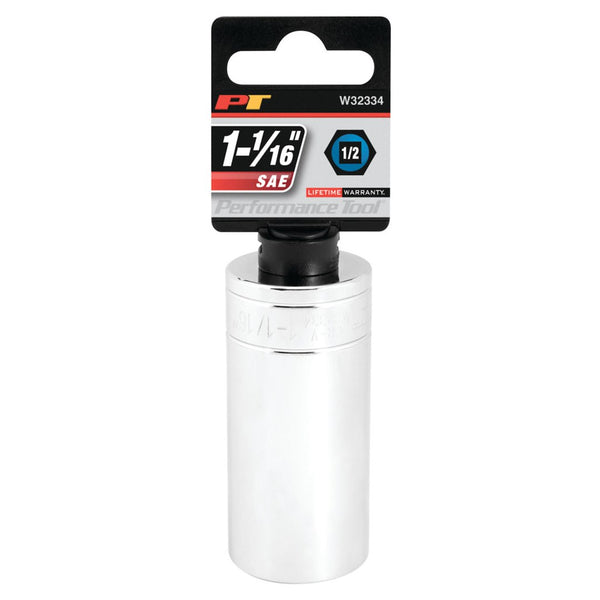 Performance Tool 1-1/16 Inch Deep Socket (MPN: W32334)