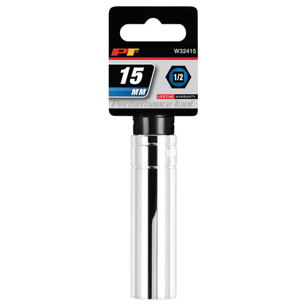 Performance Tool 15 Millimeter Deep Socket (MPN: W32415)