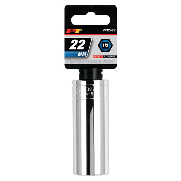 Performance Tool 22 Millimeter Deep Socket (MPN: W32422)
