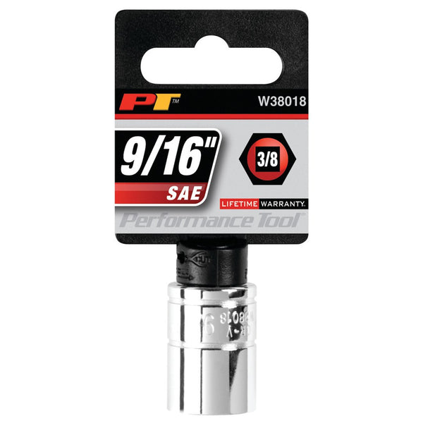 Performance Tool 3/8 Inch Drive Socket (MPN: W38018)