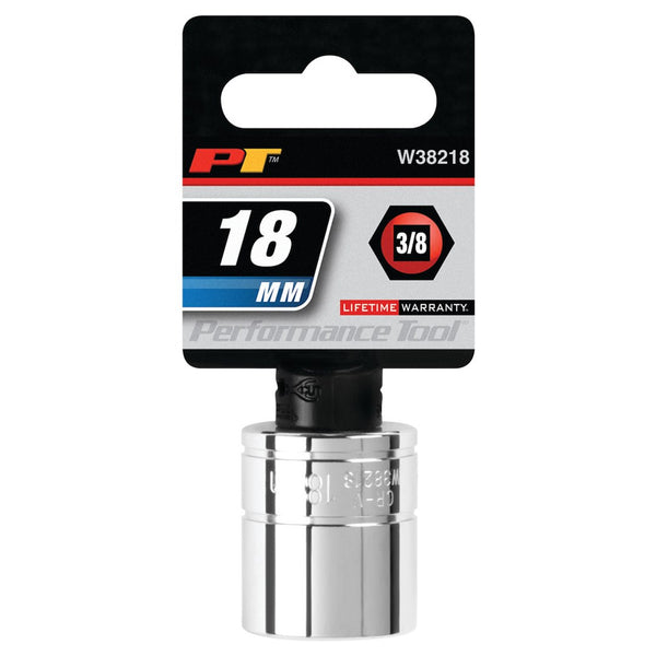 Performance Tool 3/8 Inch Drive Socket (MPN: W38218)