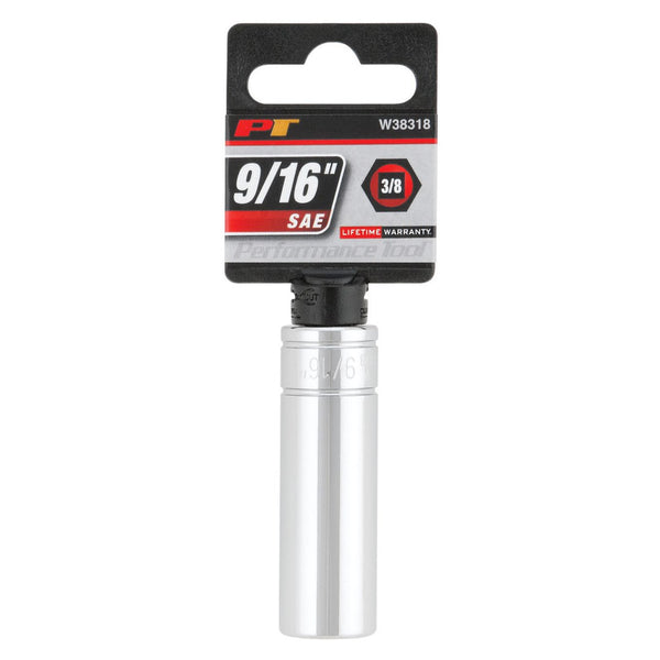 Performance Tool 3/8 Inch Drive Deep Socket (MPN: W38318)