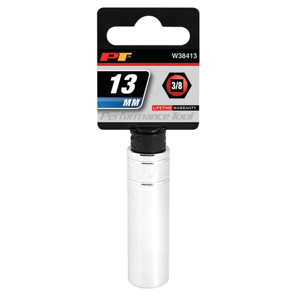 Performance Tool 3/8 Inch Drive Deep Socket (MPN: W38413)