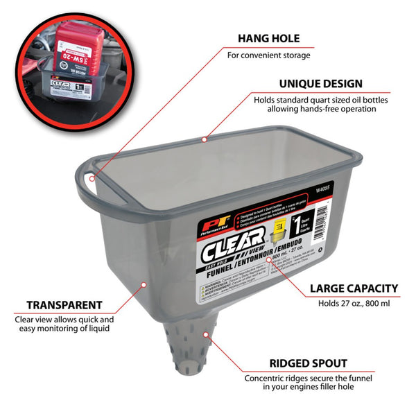Performance Tool Clear View Funnel (MPN: W4055)