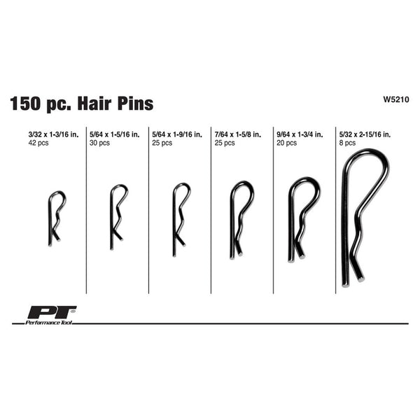 Performance Tool Hair Pin Clip Assortment (MPN: W5210)