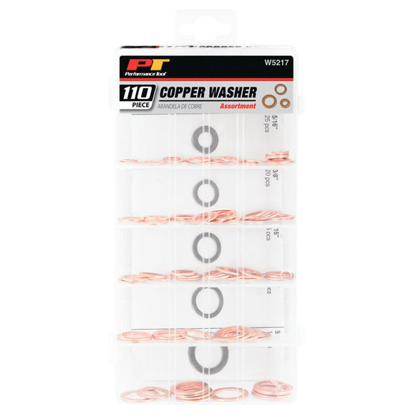 Performance Tool Copper Washer Assortment (MPN: W5217)