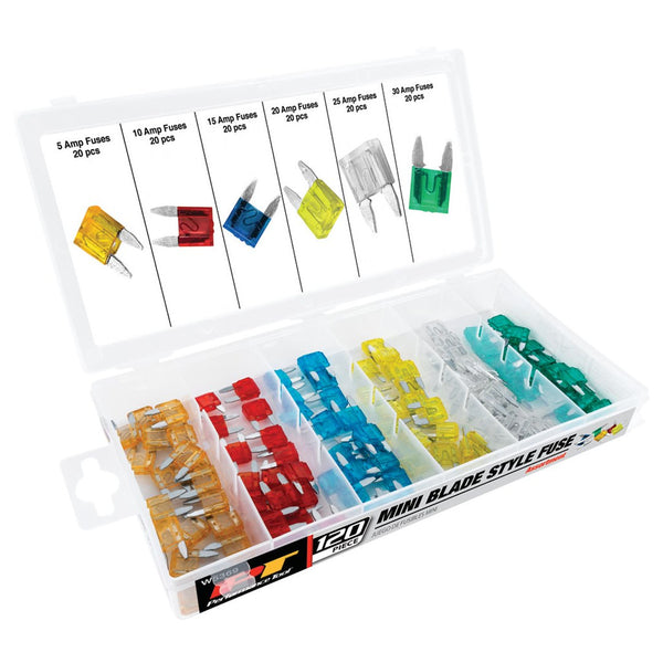 Performance Tool Mini Blade Fuse Assortment (MPN: W5369)