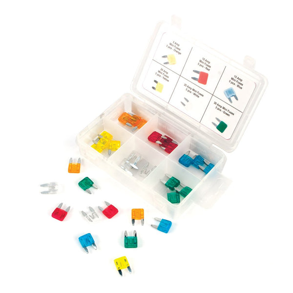 Performance Tool Mini Blade Fuse Assortment (MPN: W5371)