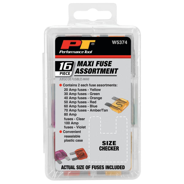 Performance Tool Maxi Fuse Assortment (MPN: W5374)