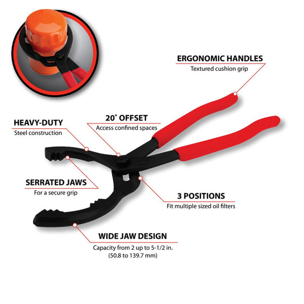 Performance Tool Oil Filter Wrench (MPN: W54058)