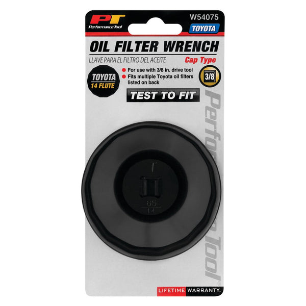 Performance Tool Oil Filter Wrench (MPN: W54075)