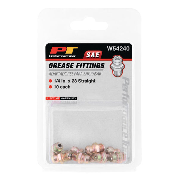 Performance Tool Grease Fitting Set (MPN: W54240)