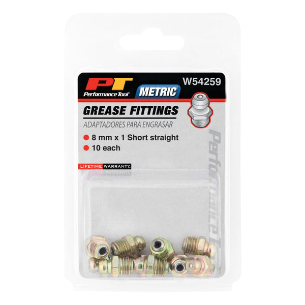 Performance Tool Grease Fitting Set (MPN: W54259)