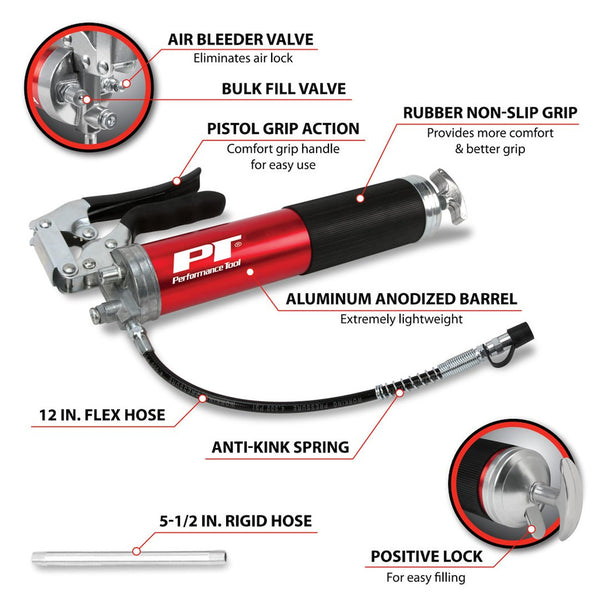 Performance Tool Grease Gun (MPN: W54291)