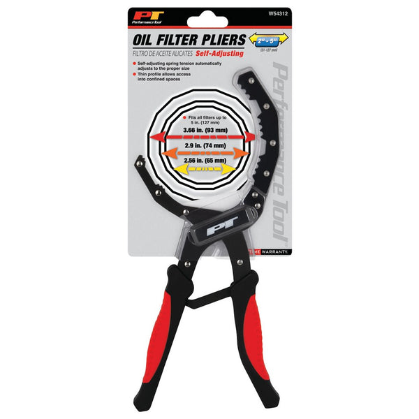 Performance Tool Oil Filter Wrench (MPN: W54312)
