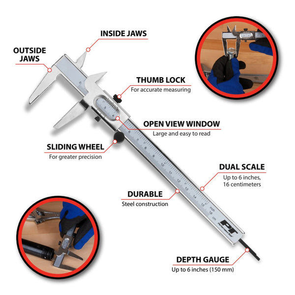 Performance Tool Measuring Caliper (MPN: W80163)