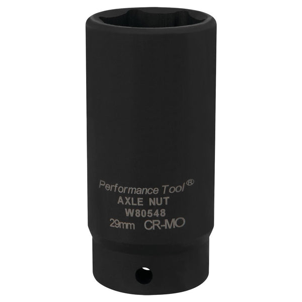 Performance Tool 29 Millimeter Axle Nut Socket (MPN: W80548)