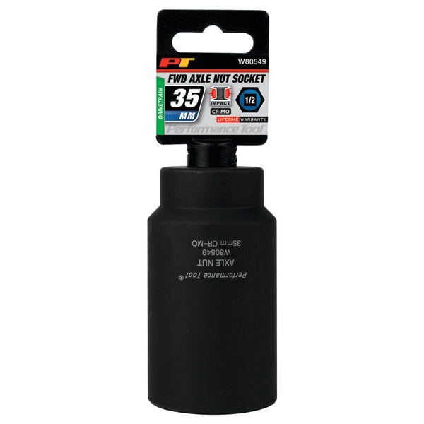 Performance Tool 35 Millimeter Axle Nut Socket (MPN: W80549)