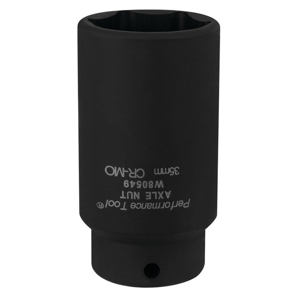 Performance Tool 35 Millimeter Axle Nut Socket (MPN: W80549)