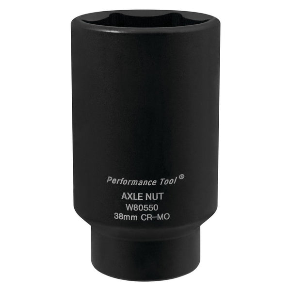Performance Tool 38 Millimeter Axle Nut Socket (MPN: W80550)