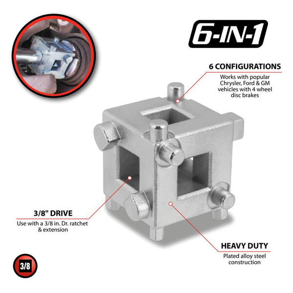 Performance Tool Caliper Piston Tool (MPN: W80621)