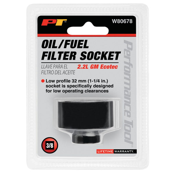 Performance Tool Fuel Filter Socket (MPN: W80678)