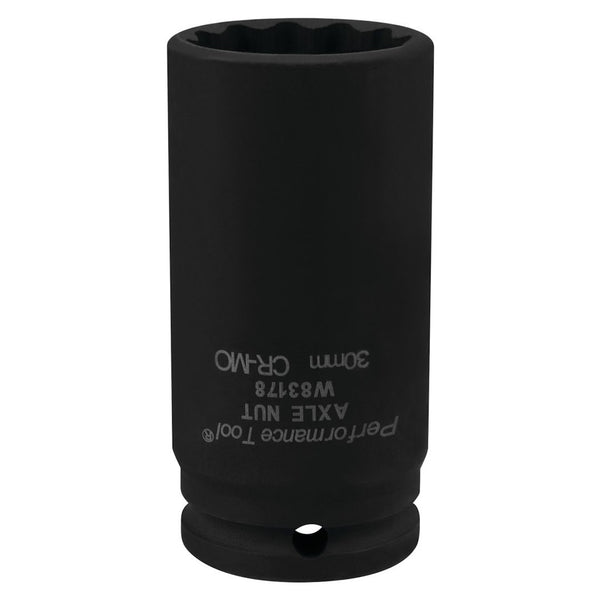 Performance Tool 30 Millimeter Wheel Drive Axle Nut Socket (MPN: W83178)