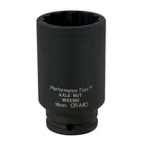 Performance Tool 36 Millimeter Wheel Drive Axle Nut Socket (MPN: W83180)