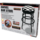 Performance Tool Round Checkered Vinyl Seat Stool (MPN: W85023)
